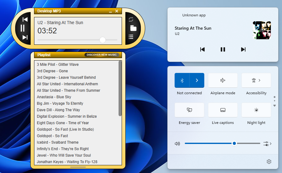 Desktop MP3 using Electron